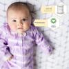 imageBurts Bees Baby  Fitted Crib Sheet Girls Boys ampamp Unisex 100 Organic Cotton Crib Sheet for Standard Crib ampamp Toddler Mattresses Pack of 2Lavender Tie Dye