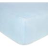 imageBurts Bees Baby  Fitted Crib Sheet Girls Boys ampamp Unisex 100 Organic Cotton Crib Sheet for Standard Crib ampamp Toddler Mattresses Pack of 2Light Blue Solid