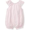 imageBurts Bees Baby Baby Girls Bubble Romper 100 Organic Cotton Onepiece Bubble Shortall and Layette Set Girl OutfitBrave Bandana