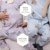 imageBurts Bees Baby Baby Boys Sleeper Pjs 100 Organic Cotton Onepiece Footie Zip Up Jumpsuit Snug Fit PajamasMr Moo Cow