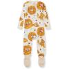 imageBurts Bees Baby Baby Boys Sleeper Pjs 100 Organic Cotton Onepiece Footie Zip Up Jumpsuit Snug Fit PajamasWaffle Sunday