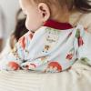 imageBurts Bees Baby Girls Organic Cotton Sleep and Play Footed Pajamas Onepiece Zip Front Romper Baby Essentials