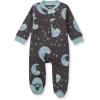 imageBurts Bees Baby Baby Boys Sleep and Play Pjs 100 Organic Cotton Onepiece Zip Front Romper Jumpsuit PajamasMoonlit Forest