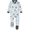 imageBurts Bees Baby Baby Boys Sleeper Pjs 100 Organic Cotton Onepiece Footie Zip Up Jumpsuit Snug Fit PajamasMr Moo Cow