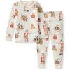 imageBurts Bees Baby Children Pajamas 2Piece Sleeve Tee and Long Pant Cotton Pj Set Sizes Months to 12 YearsSantas Little Helper