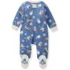 imageBurts Bees Baby Baby Girls Pajamas Zip Front NonSlip Footed Sleeper Pjs 100 Organic CottonMeet Me on the Mountain