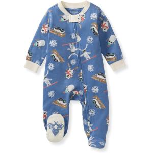 imageBurts Bees Baby Baby Girls Pajamas Zip Front NonSlip Footed Sleeper Pjs 100 Organic CottonMeet Me on the Mountain