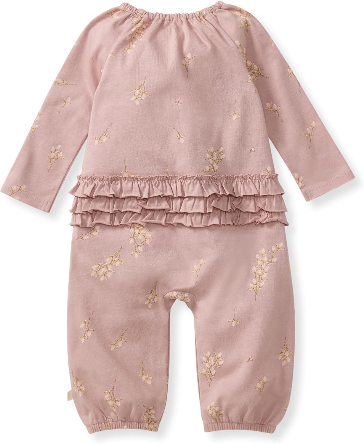 imageBurts Bees Baby babygirls Jumpsuit  100 Organic Cotton Onepiece Coverall Outfit for Sizes Newborn to 24 MonthsBudding Beauty
