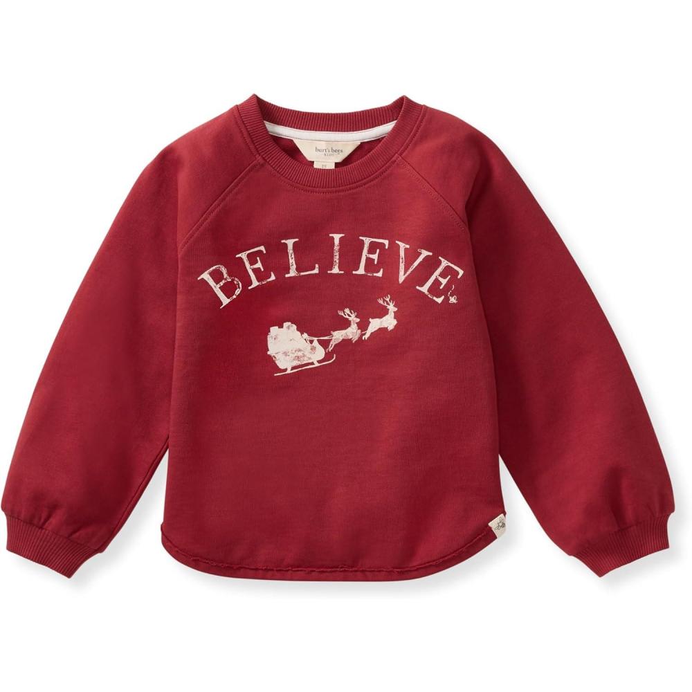 imageBurts Bees Baby unisexbaby Sweatshirt Lightweight Pull Over Sweater Organic Cotton Layering EssentialBelieve Sweatshirt