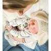 imageBurts Bees Baby Boys OnePiece Sleep and Play 100 Organic Cotton PJsBunny Trail