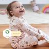 imageBurts Bees Baby Girls 2Piece Long Sleeve Tee and Pants Organic Cotton Pajama SetOh Deer