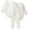 imageBurts Bees Baby Unisex 3Piece Bodysuit and Pant Set 100 Organic Cotton Infant OutfitAmsterdam