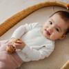 imageBurts Bees Baby Unisex 3Piece Bodysuit and Pant Set 100 Organic Cotton Infant OutfitWildflower