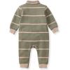 imageBurts Bees Baby babyboys 100 Organic Cotton Onepiece Long Sleeve High Neck Jumpsuit CoverallsHolland Stripe