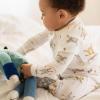 imageBurts Bees Baby babyboys Boys Sleeper Pjs 100 Organic Cotton Onepiece Footie Zip Up Jumpsuit Snug Fit PajamasJungle Gym
