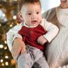 imageBurts Bees Baby babyboys Shirt and Pant Set Long Sleeve Top ampamp Bottom Outfit Bundle 100 Organic CottonBrick Thermal