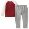 imageBurts Bees Baby babyboys Shirt and Pant Set Long Sleeve Top ampamp Bottom Outfit Bundle 100 Organic CottonBrick Thermal