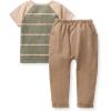 imageBurts Bees Baby babyboys Shirt and Pant Set Top ampamp Bottom Outfit Bundle 100 Organic CottonHolland Stripe
