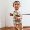 imageBurts Bees Baby babyboys Shirt and Pant Set Top ampamp Bottom Outfit Bundle 100 Organic CottonHolland Stripe