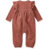 imageBurts Bees Baby babygirls Jumpsuit  100 Organic Cotton Onepiece Coverall Outfit for Sizes Newborn to 24 MonthsCedar Dotted Rib
