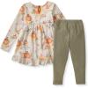imageBurts Bees Baby babygirls Long Sleeve Top and Pant Set 100 Organic Cotton OutfitAutumn Feels