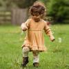 imageBurts Bees Baby babygirls Long Sleeve Top and Pant Set 100 Organic Cotton OutfitHappy Harvest