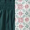 imageBurts Bees Baby babygirls Long Sleeve Top and Pant Set 100 Organic Cotton OutfitPoinsettia Fair Isle