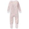 imageBurts Bees Baby babygirls Sleeper Pajamas 100 Organic Cotton Soft Onepiece Pjs Diagonal Zip Up Jumpsuit Snug Fit Footie With Snap Tab