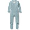 imageBurts Bees Baby unisexbaby Honeysoft Sleeper Pajamas Zip Front Nonslip Footed Footie Pjs Organic Cotton ampamp LyocellMountain Blue Thermal