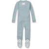 imageBurts Bees Baby unisexbaby Honeysoft Sleeper Pajamas Zip Front Nonslip Footed Footie Pjs Organic Cotton ampamp LyocellMuted Blue