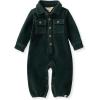 imageBurts Bees Baby babyboys Baby Boys 100 Organic Cotton Button Down JumpsuitGreen Corduroy
