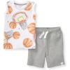 imageBurts Bees Baby babyboys Shirt and Pant Set Top ampamp Bottom Outfit Bundle 100 Organic CottonBasketball
