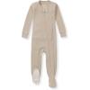 imageBurts Bees Baby unisexbaby Honeysoft Sleeper Pajamas Zip Front Nonslip Footed Footie Pjs Organic Cotton ampamp LyocellDelicate Doe