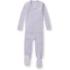 imageBurts Bees Baby unisexbaby Honeysoft Sleeper Pajamas Zip Front Nonslip Footed Footie Pjs Organic Cotton ampamp LyocellFlowering Lilac