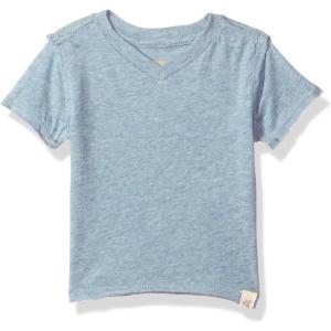 imageBurts Bees Baby BabyBoys Tees Short Long Sleeve TShirt VNeck Crew Infant and Toddler Top 100 Organic CottonTwilight Heather