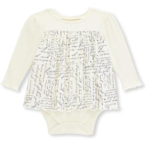 imageBurts Bees Baby BabyGirls Dress Infant ampamp Toddler Short ampamp LongSleeve 100 Organic CottonMy Love Will Follow