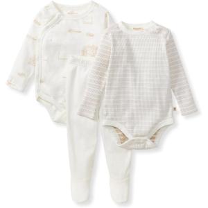 imageBurts Bees Baby Unisex 3Piece Bodysuit and Pant Set 100 Organic Cotton Infant OutfitAmsterdam