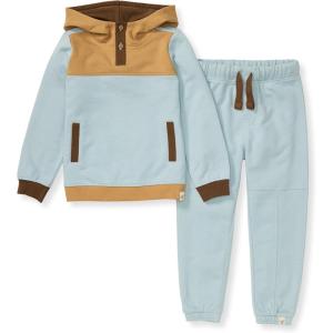 imageBurts Bees Baby babyboys Hoodie and Pant Set Top ampamp Bottom Outfit Bundle 100 Organic CottonRain Colorblocked