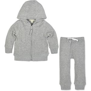 imageBurts Bees Baby babyboys Shirt and Pant Set Top ampamp Bottom Outfit Bundle 100 Organic CottonGrey Jacket  Pant Set
