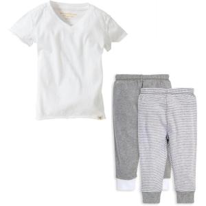 imageBurts Bees Baby babyboys Shirt and Pant Set Top ampamp Bottom Outfit Bundle 100 Organic CottonGrey Top  2pk Pant Set