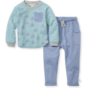 imageBurts Bees Baby babyboys Shirt and Pant Set Top ampamp Bottom Outfit Bundle 100 Organic CottonIcy Trees