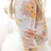 imageBurts Bees Baby Girls Pajamas 2Piece Long Sleeve Tee and Pants Organic Cotton PJ SetFairy Floral 2pk