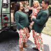 imageBurts Bees Baby and Family Matching Holiday Organic Cotton PajamasAll Wrapped Up