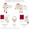 imageBurts Bees Baby and Family Matching Holiday Organic Cotton PajamasGingerbread Fair Isle