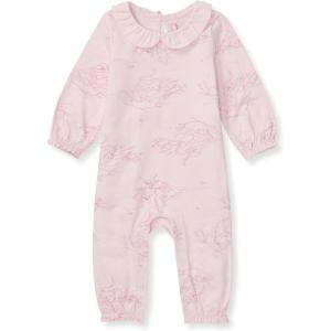 imageBurts Bees Baby babygirls Long Sleeve Jumpsuit 100 Organic Cotton Onepiece Coverall Outfit With CollarBirds of a Feather