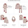 imageBurts Bees Baby and Family Matching Holiday Organic Cotton PajamasDashing Deer Fair Isle