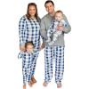 imageBurts Bees Baby and Family Matching Holiday Organic Cotton PajamasFrozen Plaid