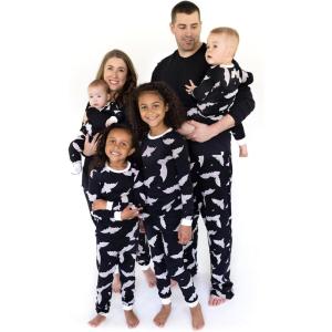imageBurts Bees Baby and Family Matching Holiday Organic Cotton PajamasHalloween Bats