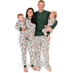 imageBurts Bees Baby and Family Matching Holiday Organic Cotton PajamasMerry Mittens
