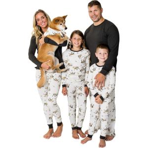imageBurts Bees Baby and Family Matching Holiday Organic Cotton PajamasNorthern Reindeer